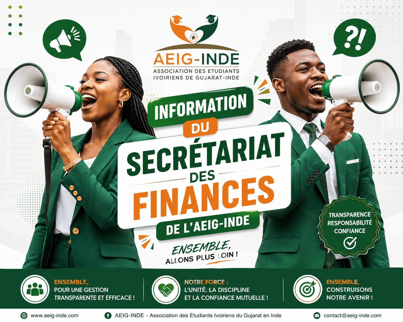 Communication financière AEIG-Inde